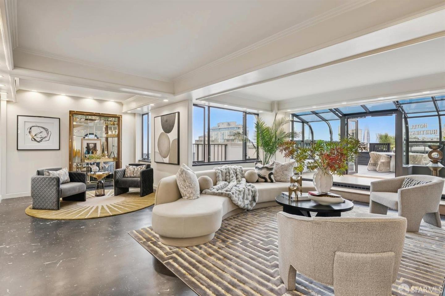 1177 California Street #1618, San Francisco, from the MLS listing