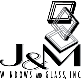 J & M Windows and Glass logo